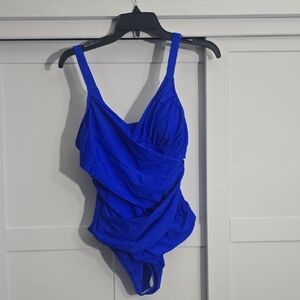 SHEIN Royal Blue One Piece Swimsuit